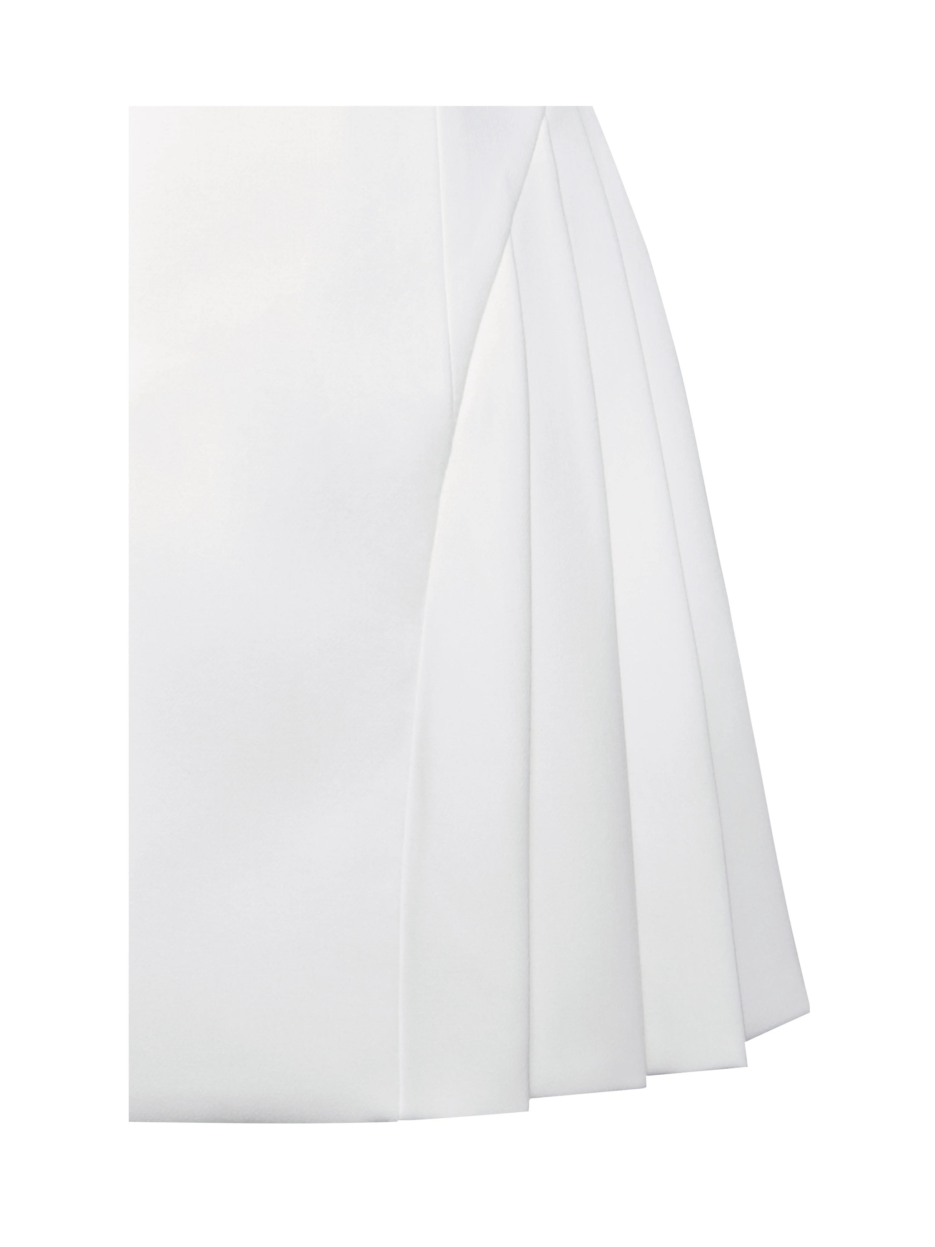 Delia White Blazer Dress with Pleated Detail - Image 15