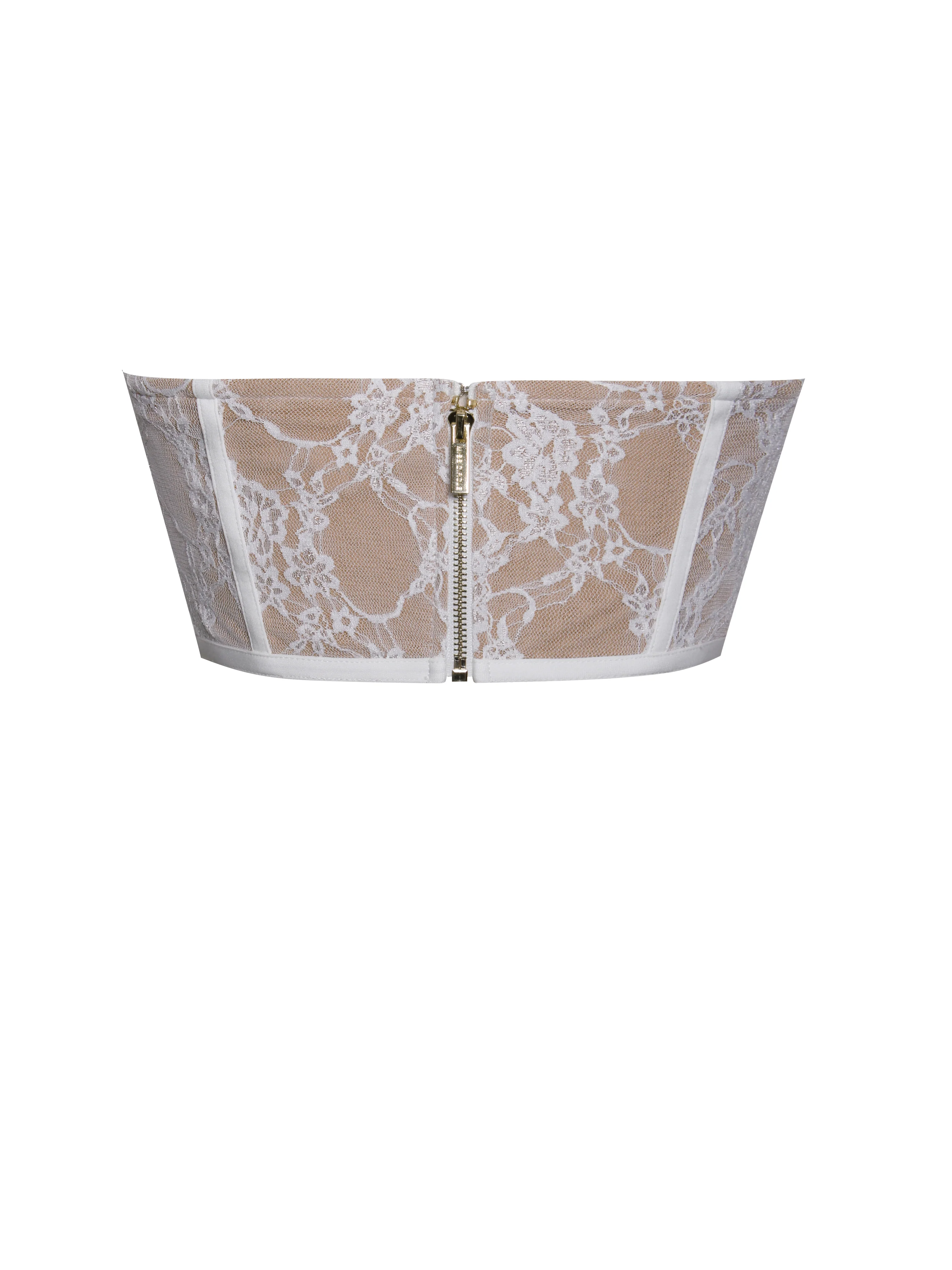 New Romantics White Lace Corset Top - Image 7