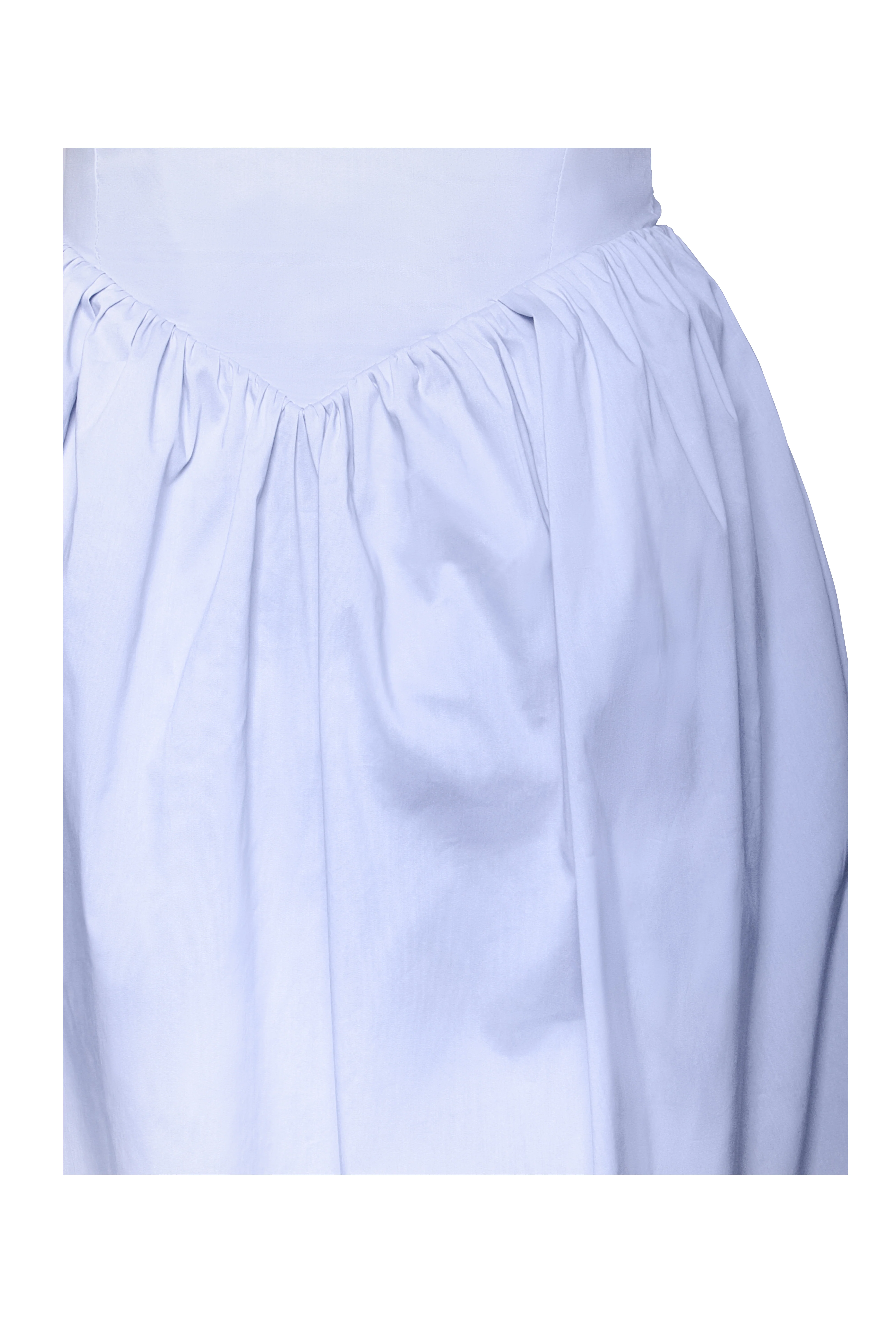 Reina Blue Drop Waist Corset Midi Dress - Image 15